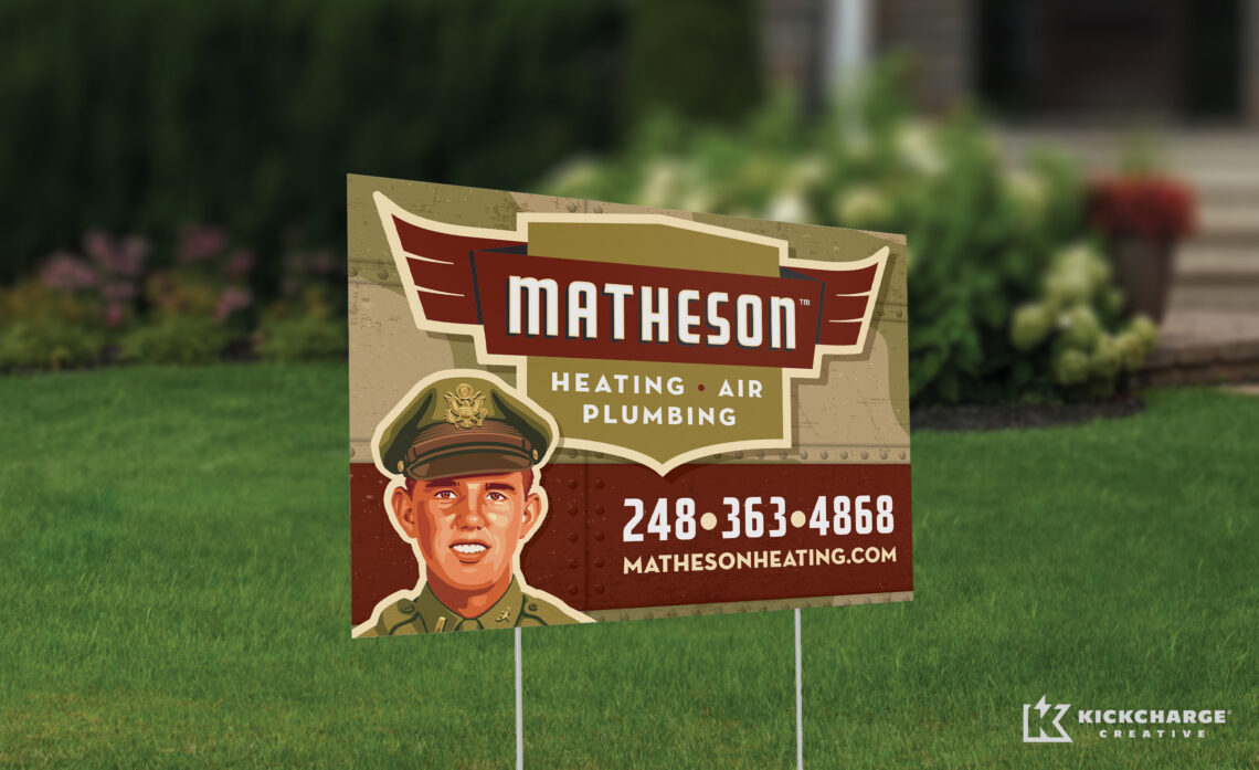 matheson yard sign