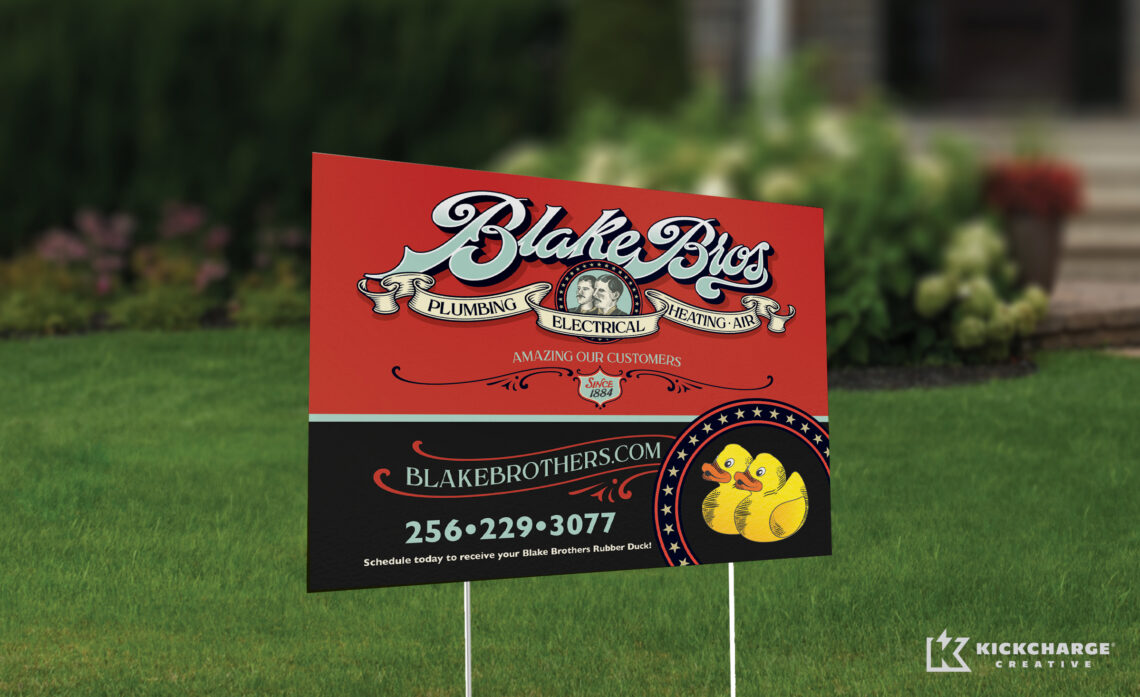 blake brothers yard sign