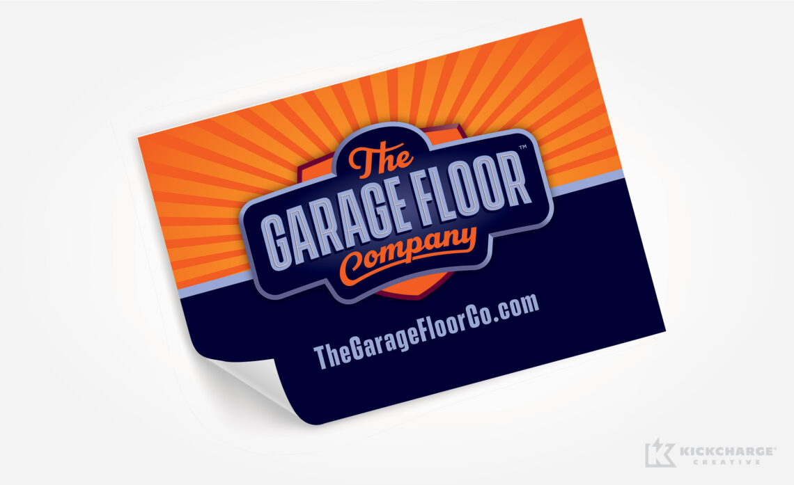 the garage floor company sticker
