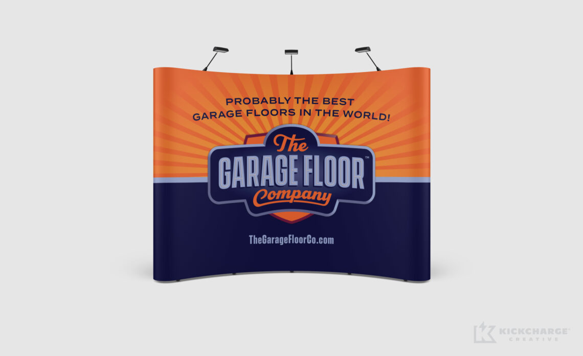 the garage floor company trade show booth