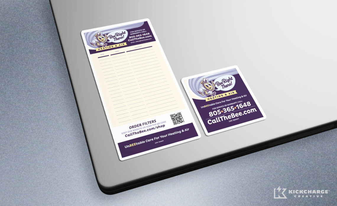 bee right there promo and list stickers