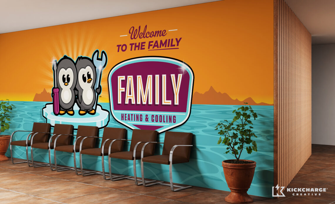 family heating & cooling wall wrap