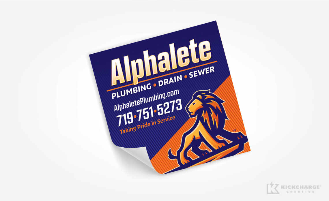 alphalete sticker
