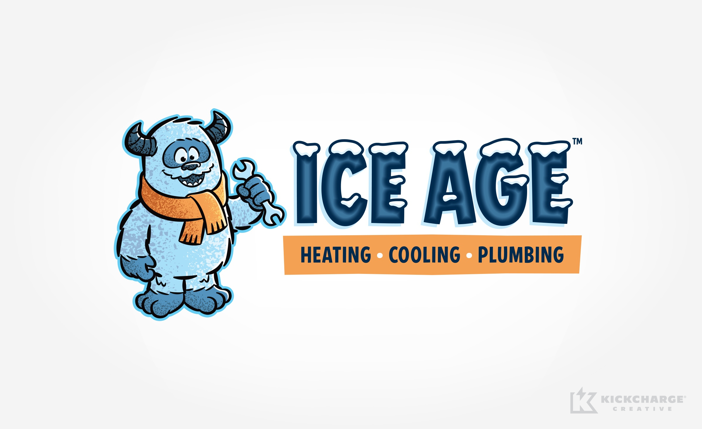hvac and plumbing logo for Ice Age