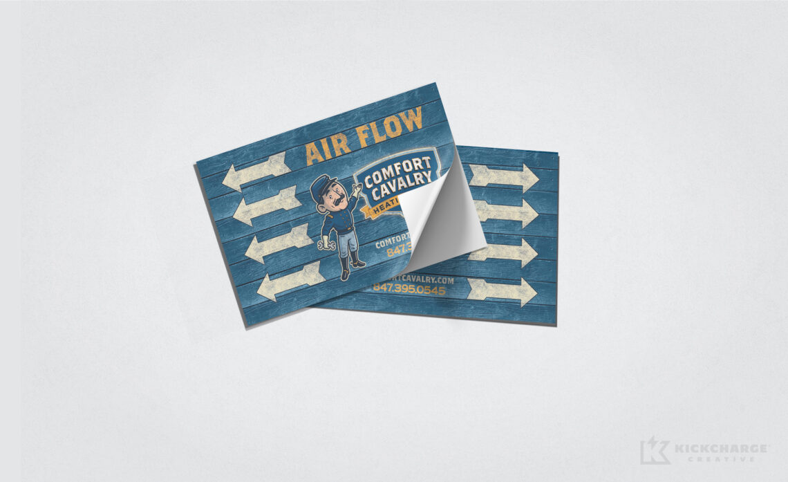 comfort cavalry air flow sticker