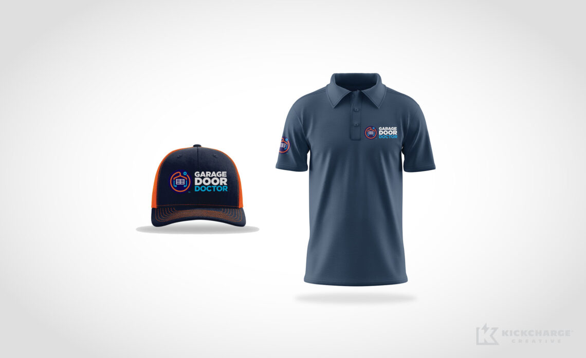 garage door doctor polo and hat