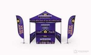 mission comfort trade show booth
