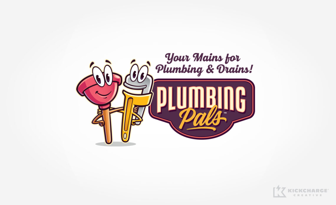 plumbing pals tagline "Your Mains for Plumbing & Drains"