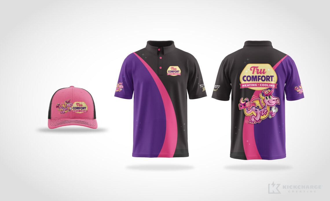 tru comfort uniform and hat