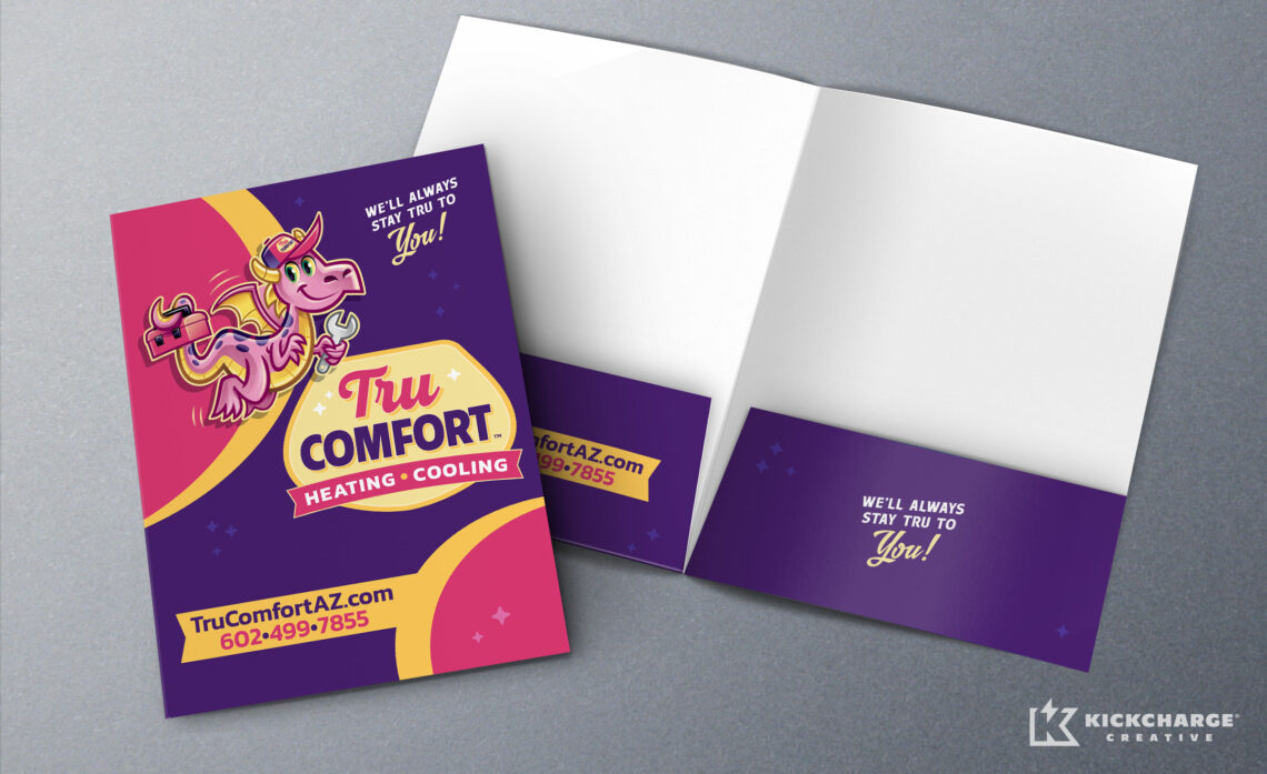 tru comfort pocket folder