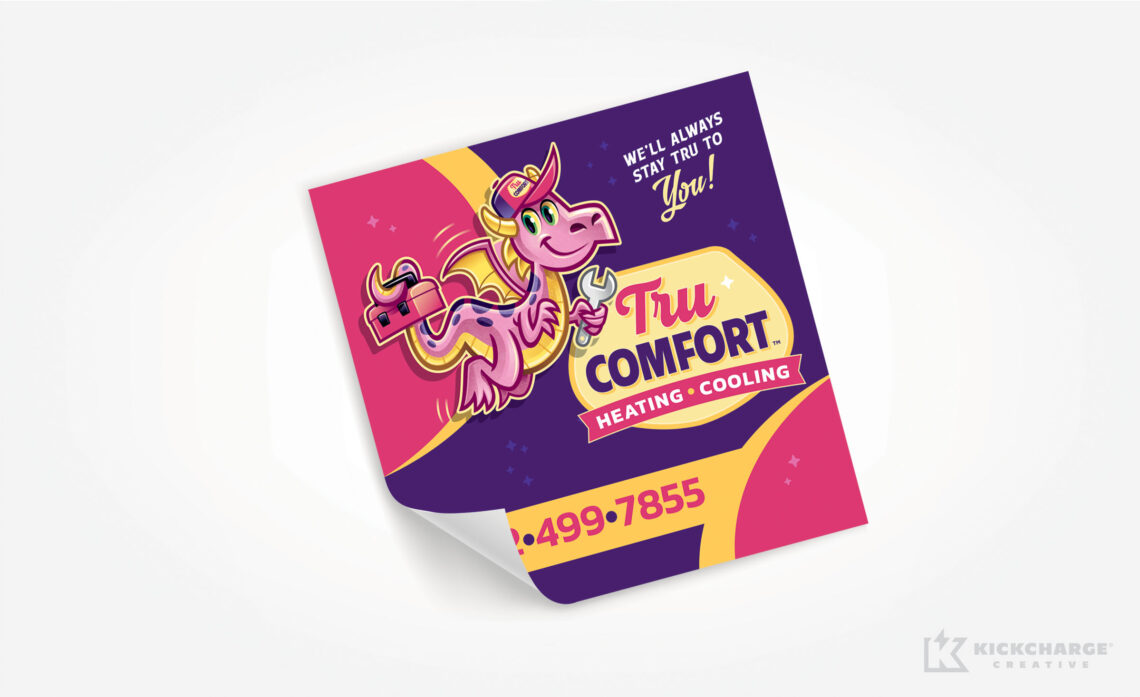 tru comfort sticker