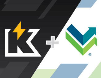 blog header image featuring the kickcharge and levergy logos