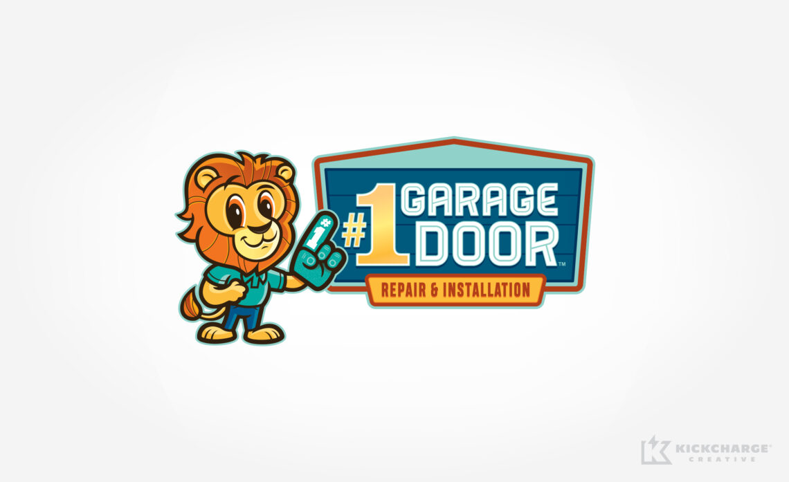 #1 garage door logo