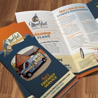 main street heating & cooling brochure