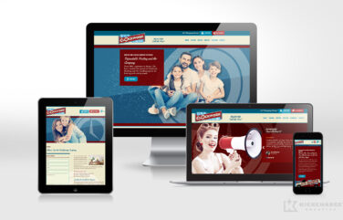 Website design for Clockwork Heating and Air Conditioning.