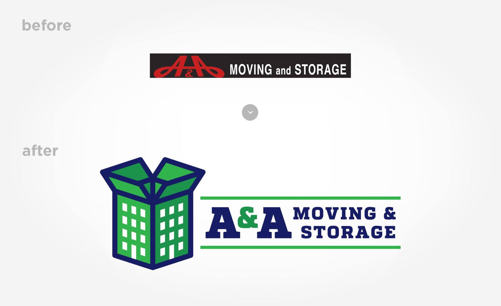 Before & after A&A Moving & Storage