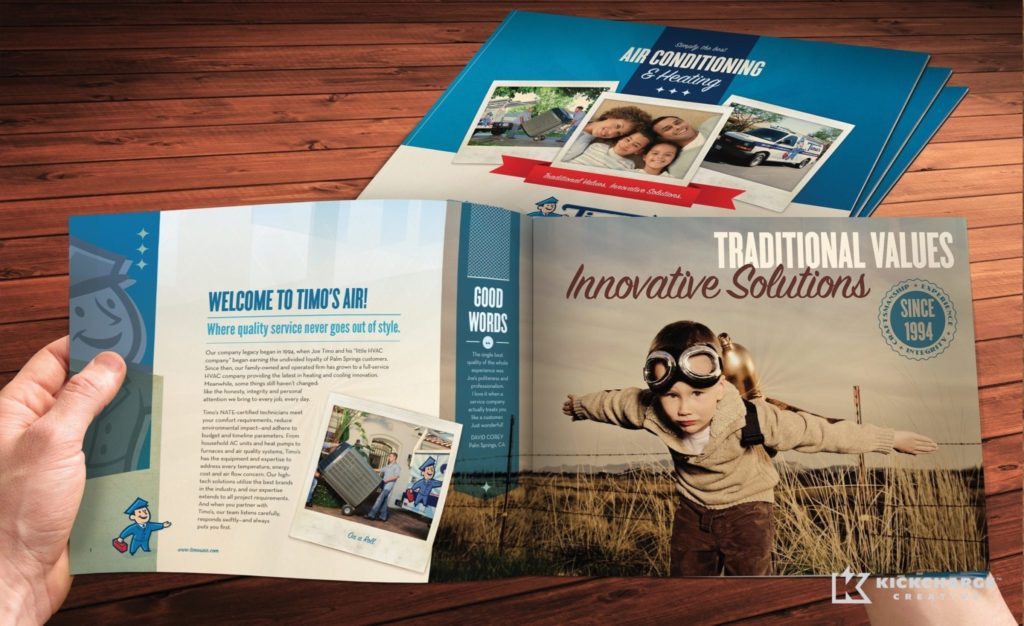 timos air conditioning & heating brochure