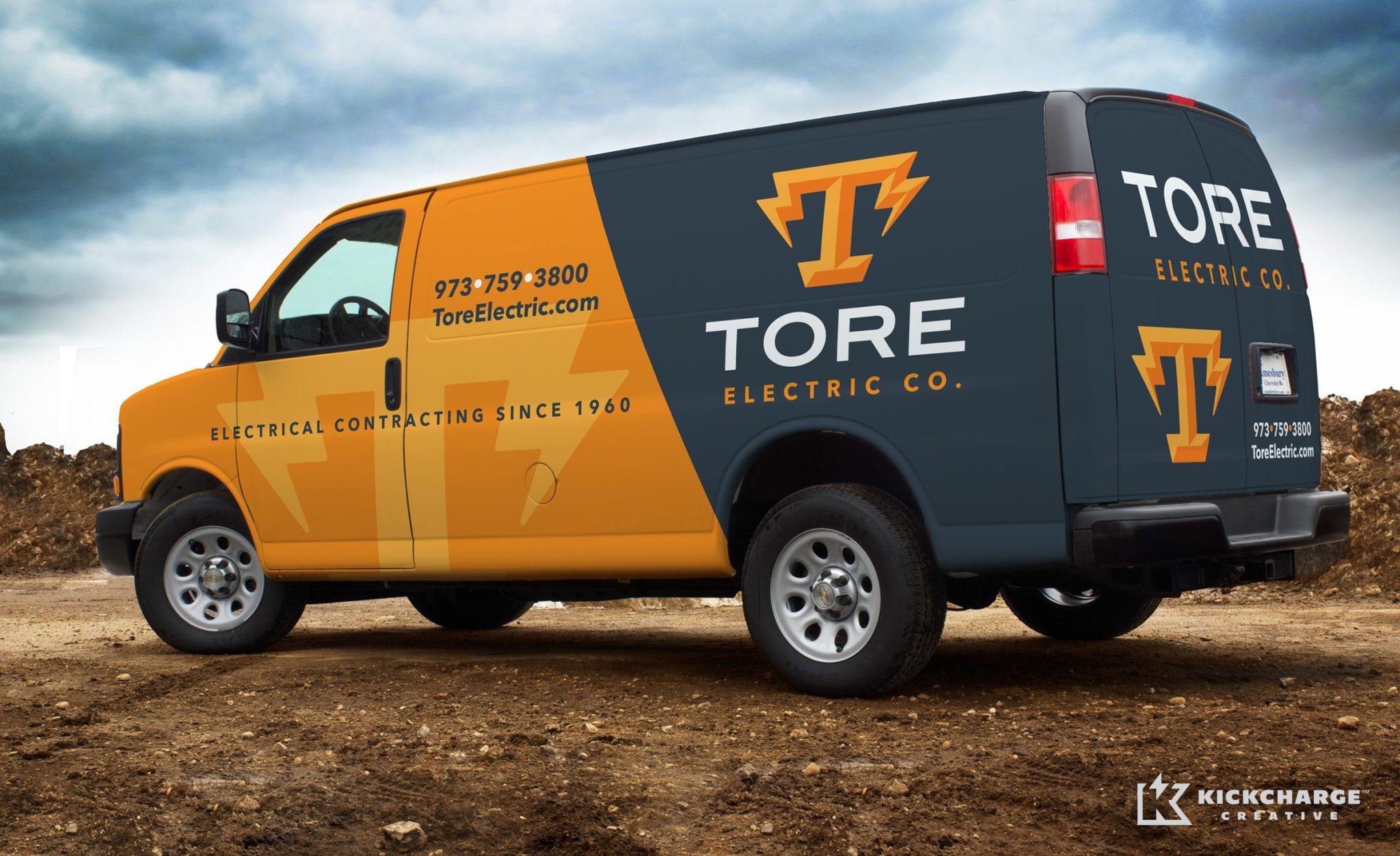 This eye-catching vehicle wrap for Tore Electric Co. makes a statement as it rolls through New Jersey. After all, the best vehicle wraps use simple, easy-to-read graphics.