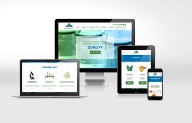 Website design for DolCas Biotech.