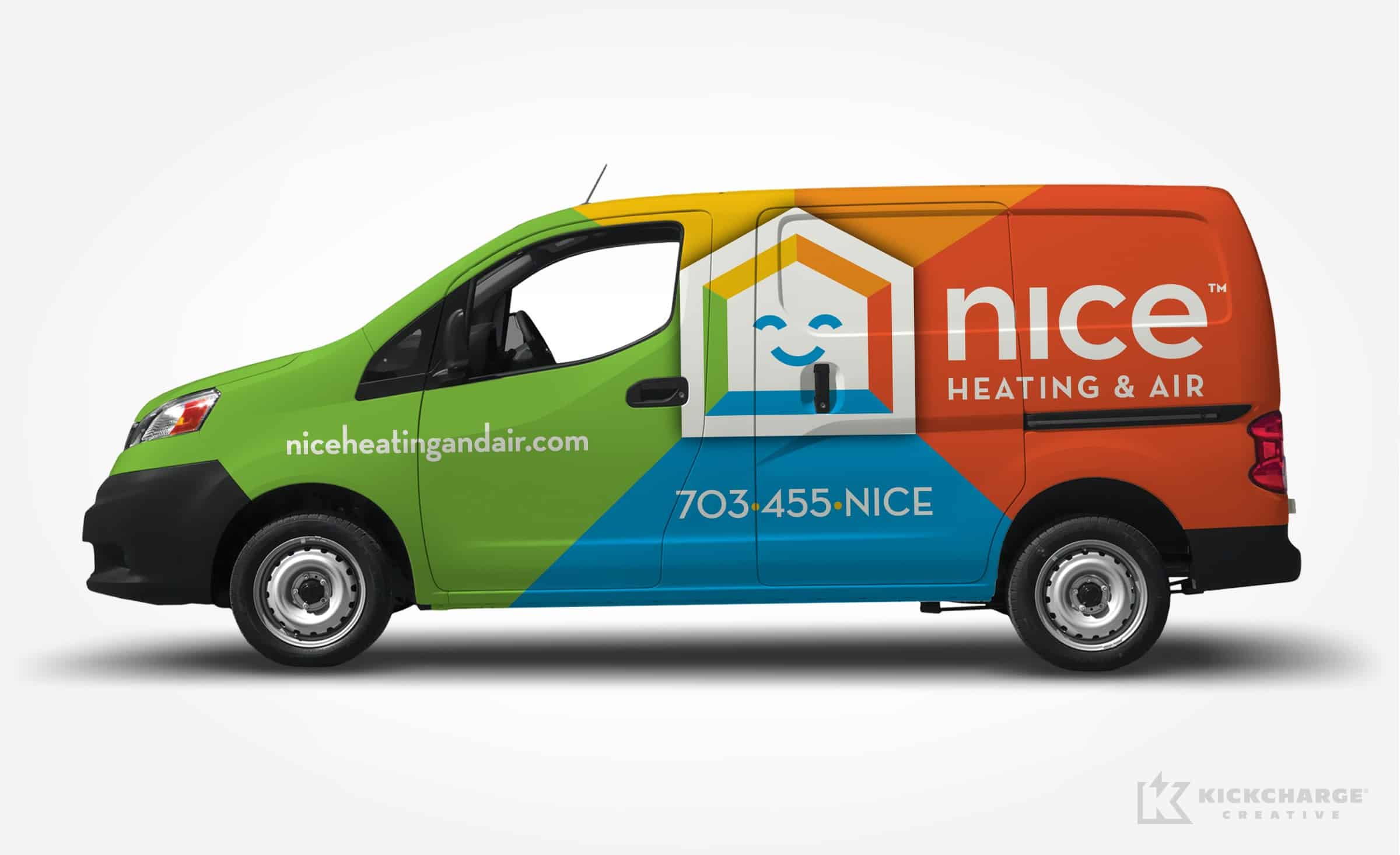 hvac truck wrap for Nice Heating & Air