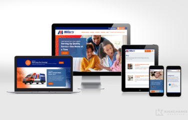 hvac website for Miller's Heating & Air Conditioning