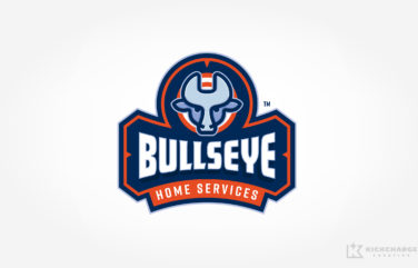 hvac logo and naming for Bullseye Home Services