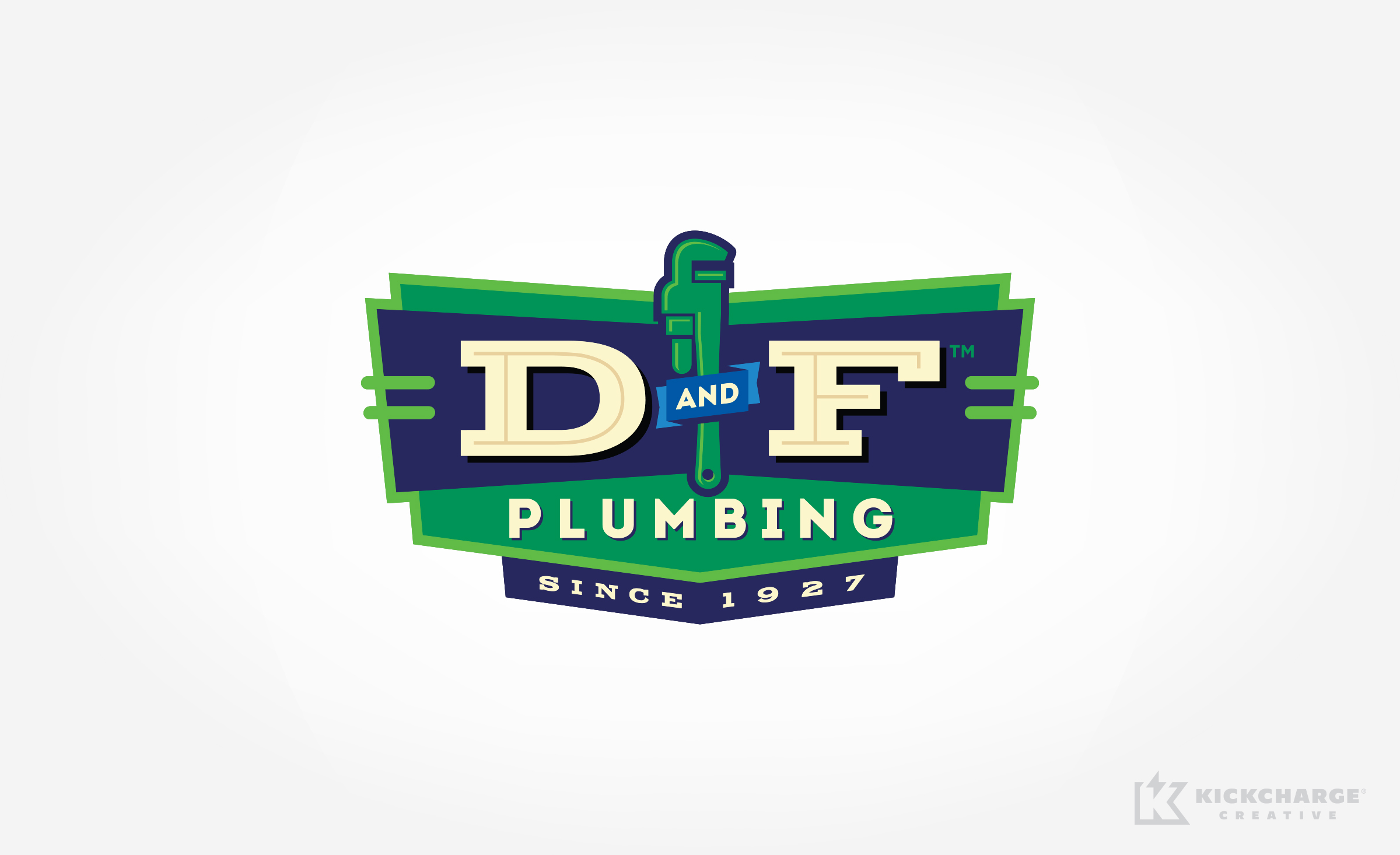 plumbing logo for D And F Plumbing