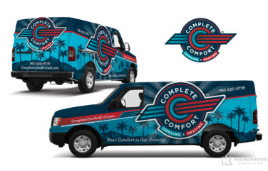 hvac truck wrap for complete comfort