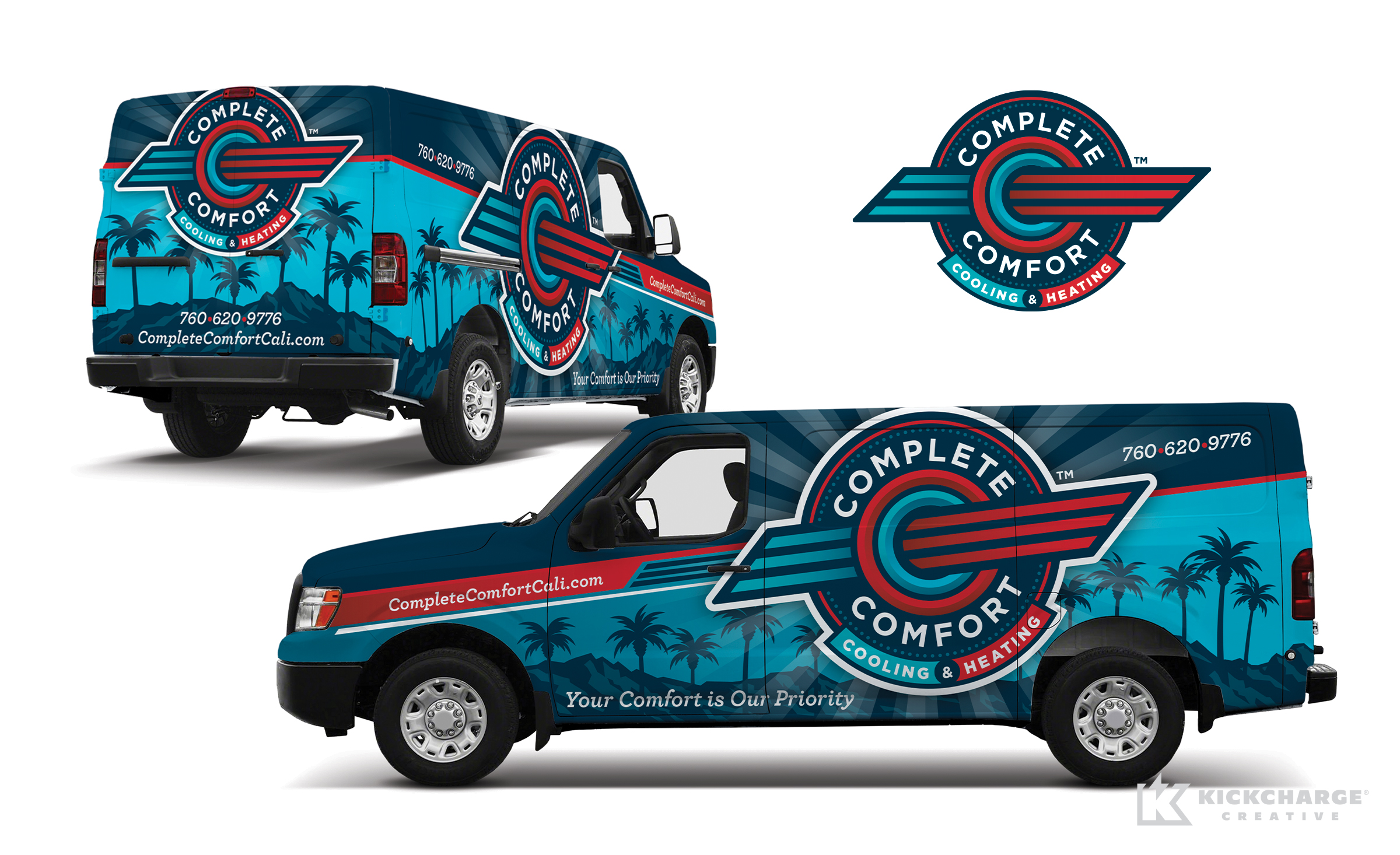 hvac truck wrap for complete comfort