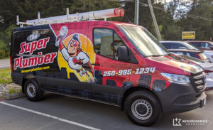 plumbing truck wrap for the super plumber