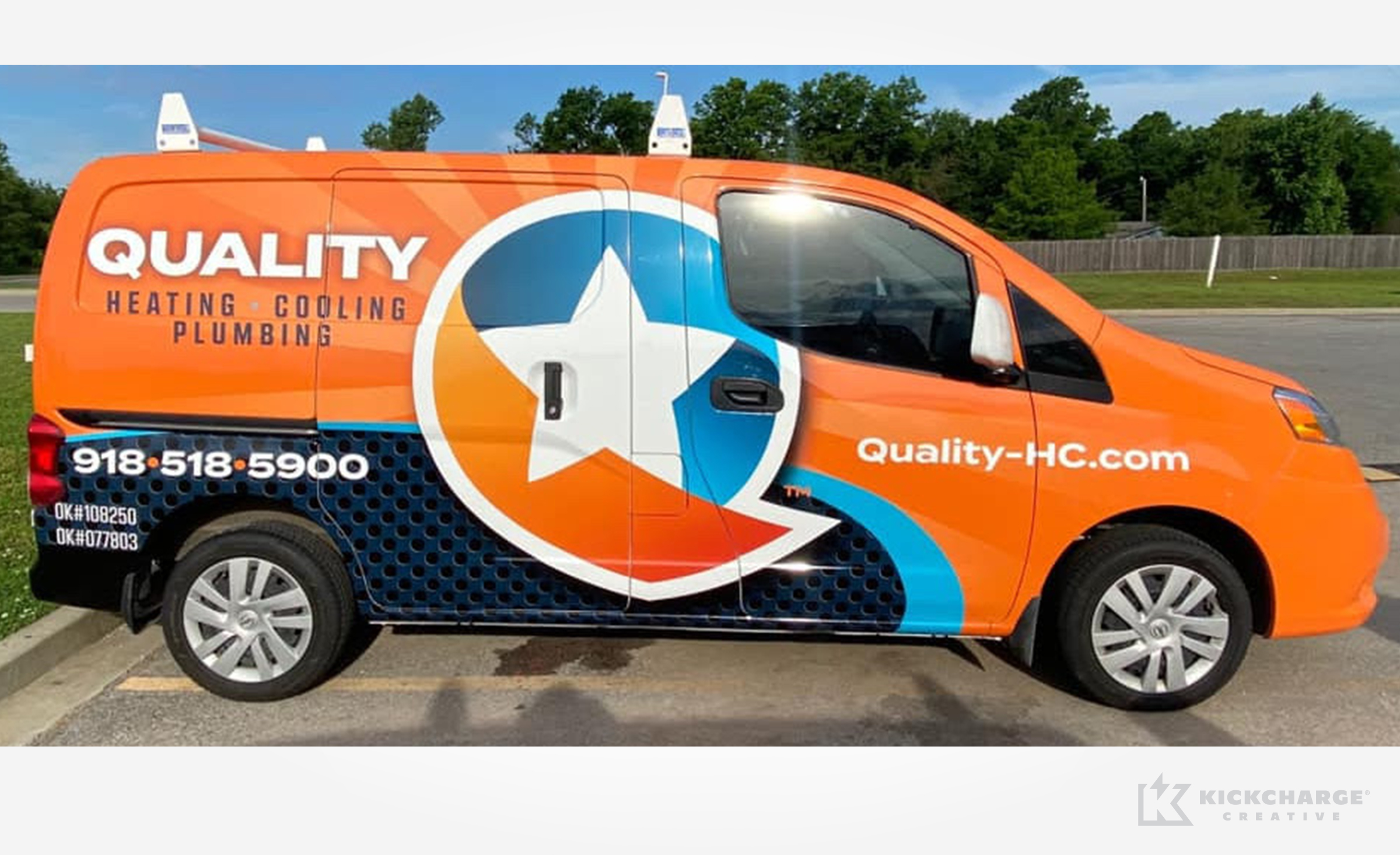 hvac truck wrap for quality heating, cooling & plumbing