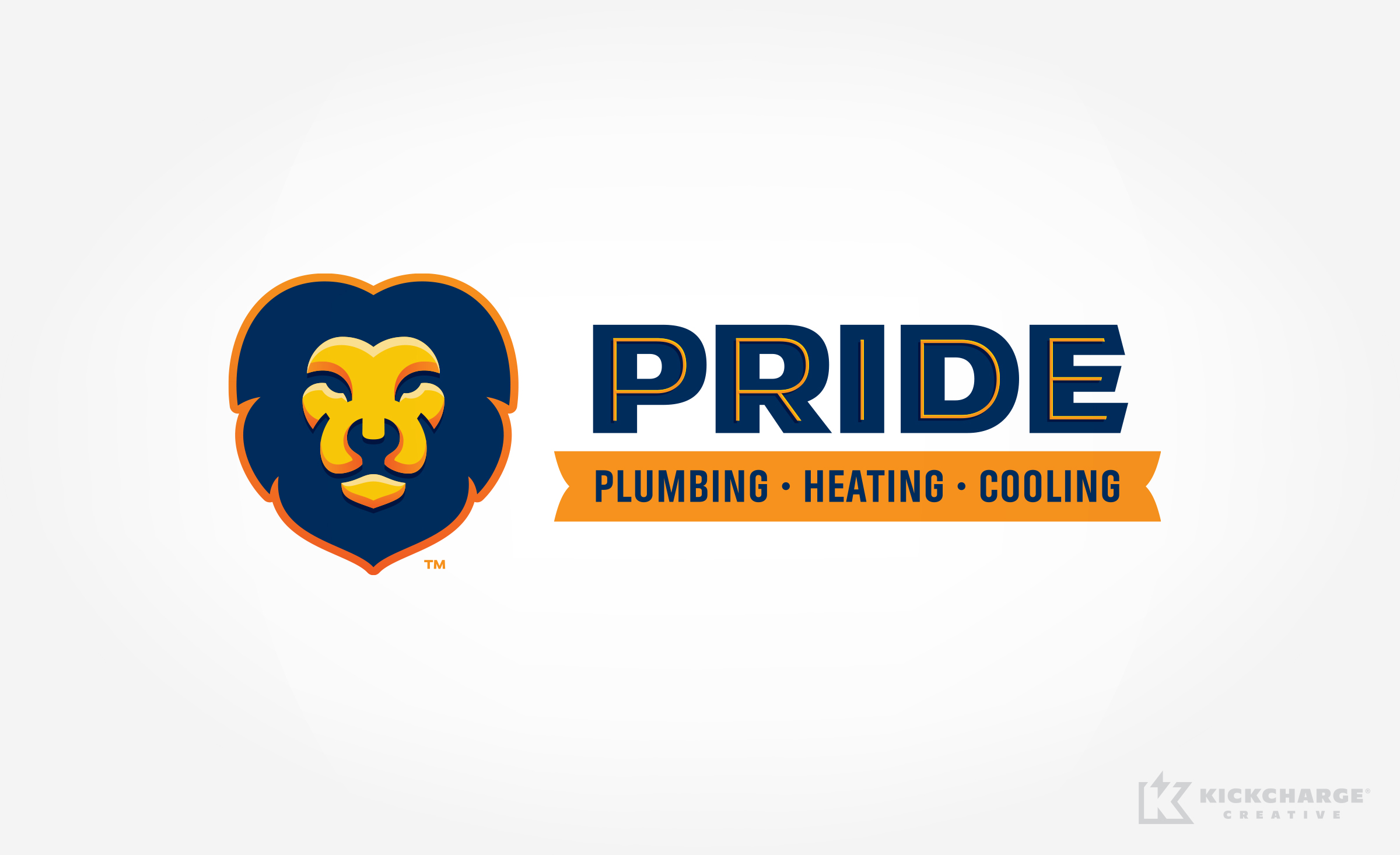 hvac and plumbing logo for Pride Plumbing, Heating & Cooling