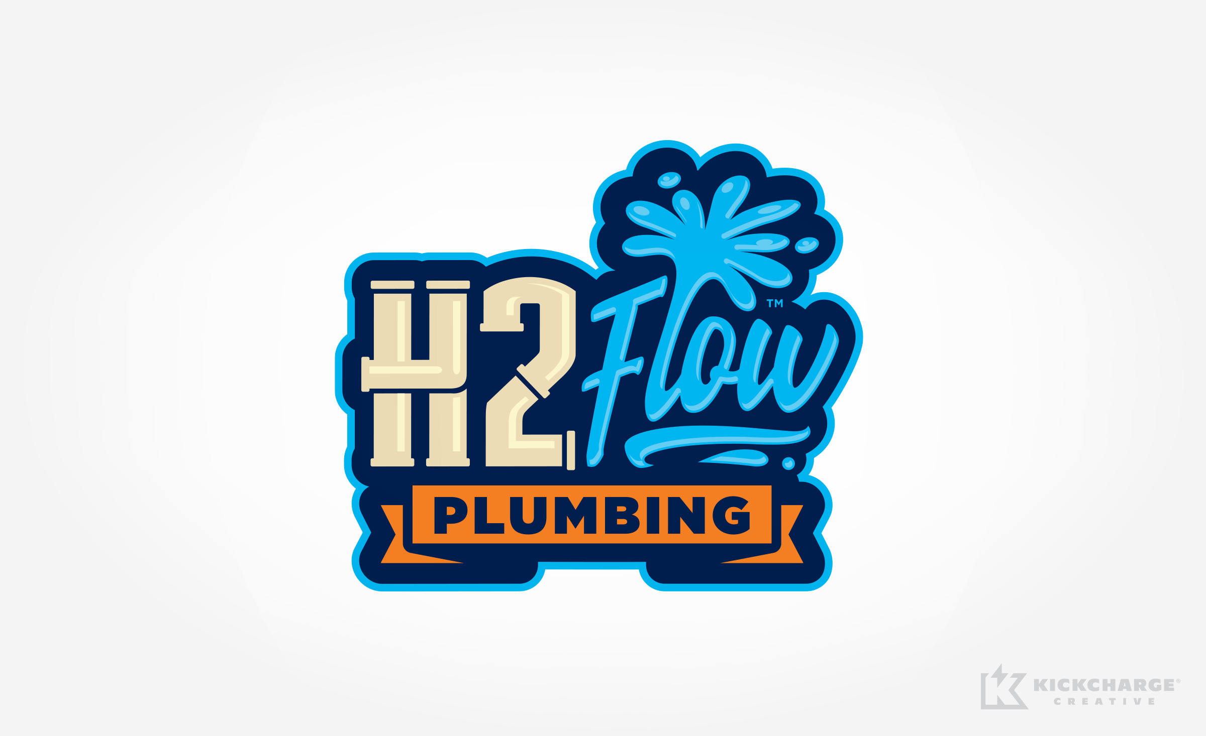 plumbing logo for H2Flow Plumbing