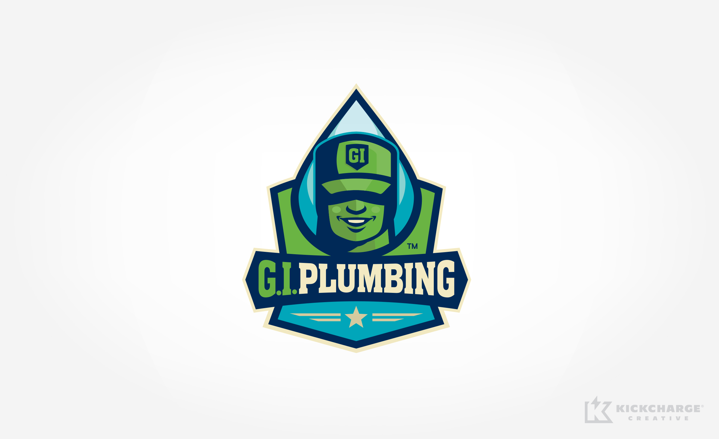 plumbing logo for G.I. Plumbing