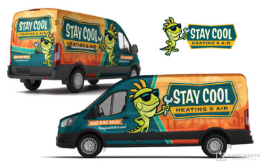 hvac truck wrap for Stay Cool Heating & Air