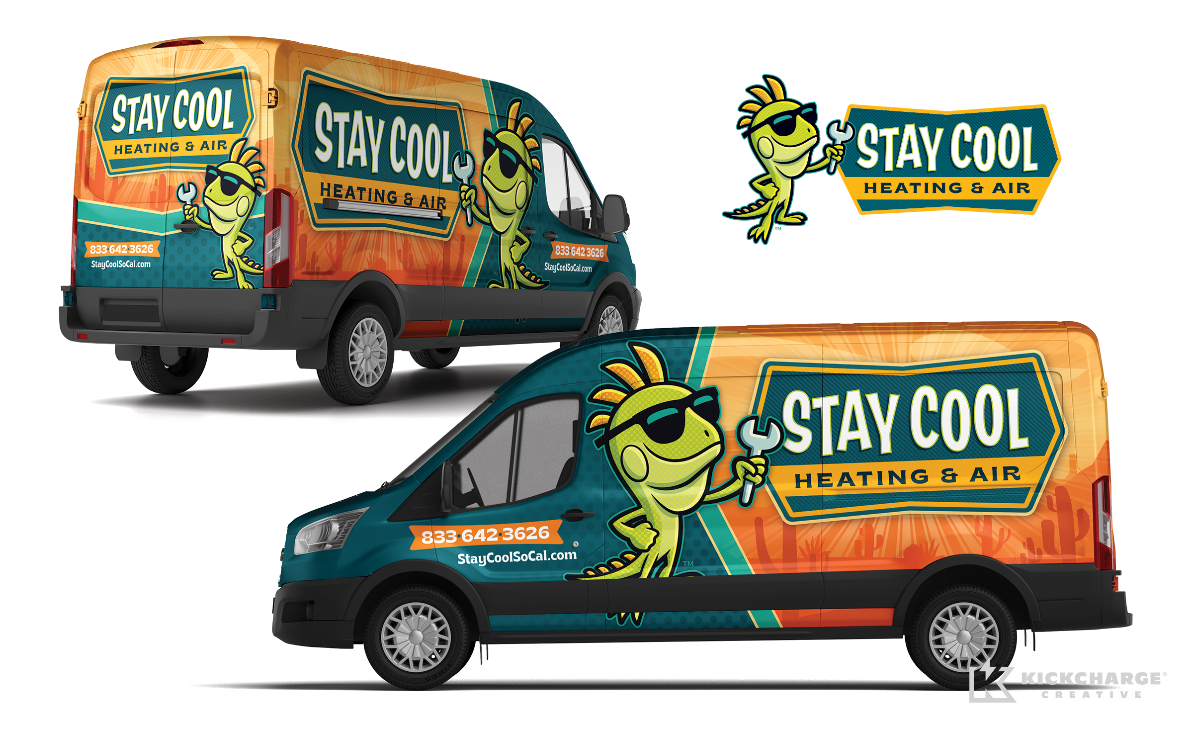 hvac truck wrap for Stay Cool Heating & Air