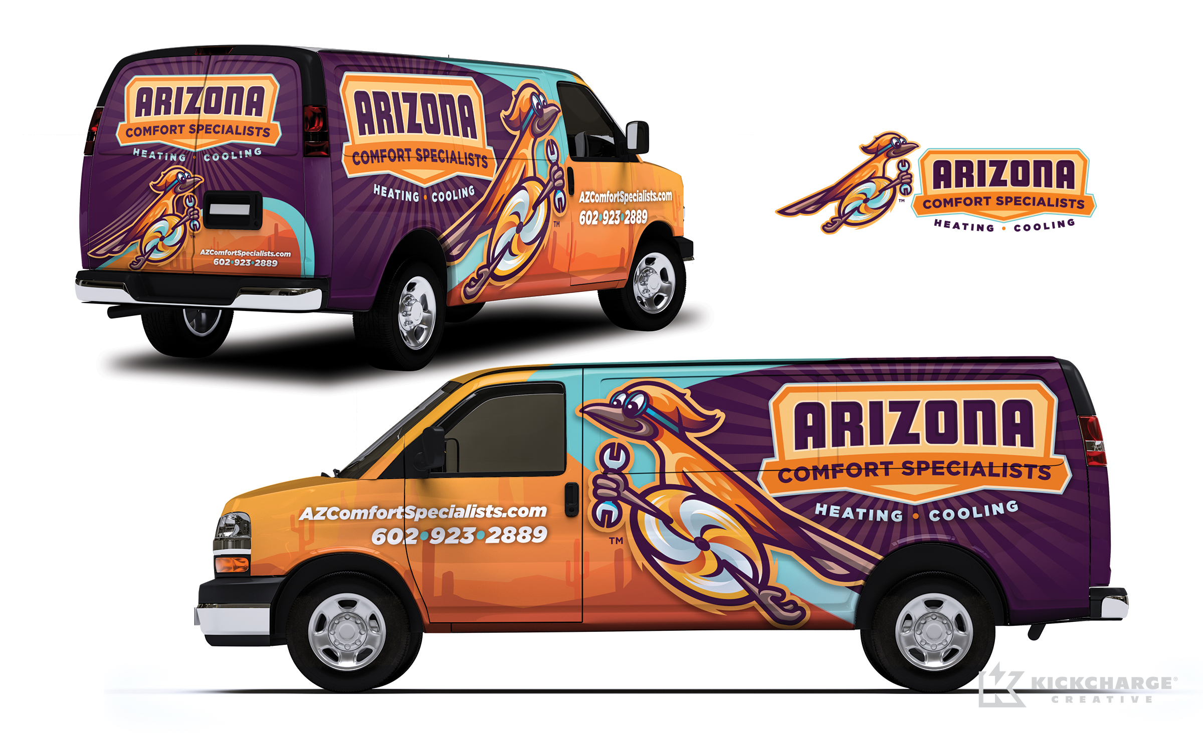 hvac truck wrap for Arizona Comfort Specialists