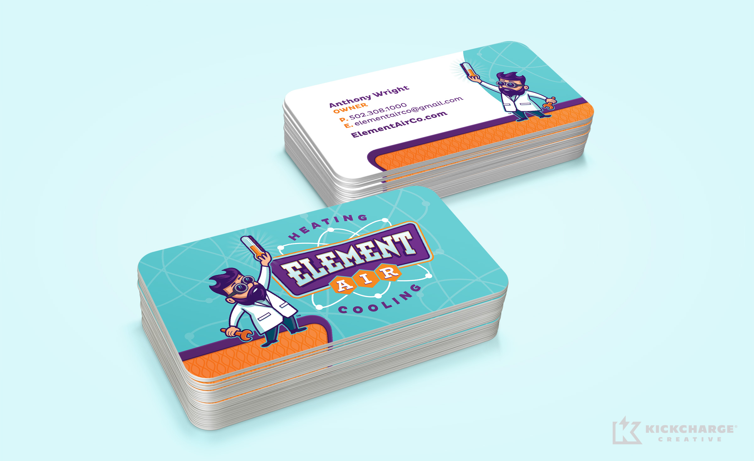 business cards for Element Air