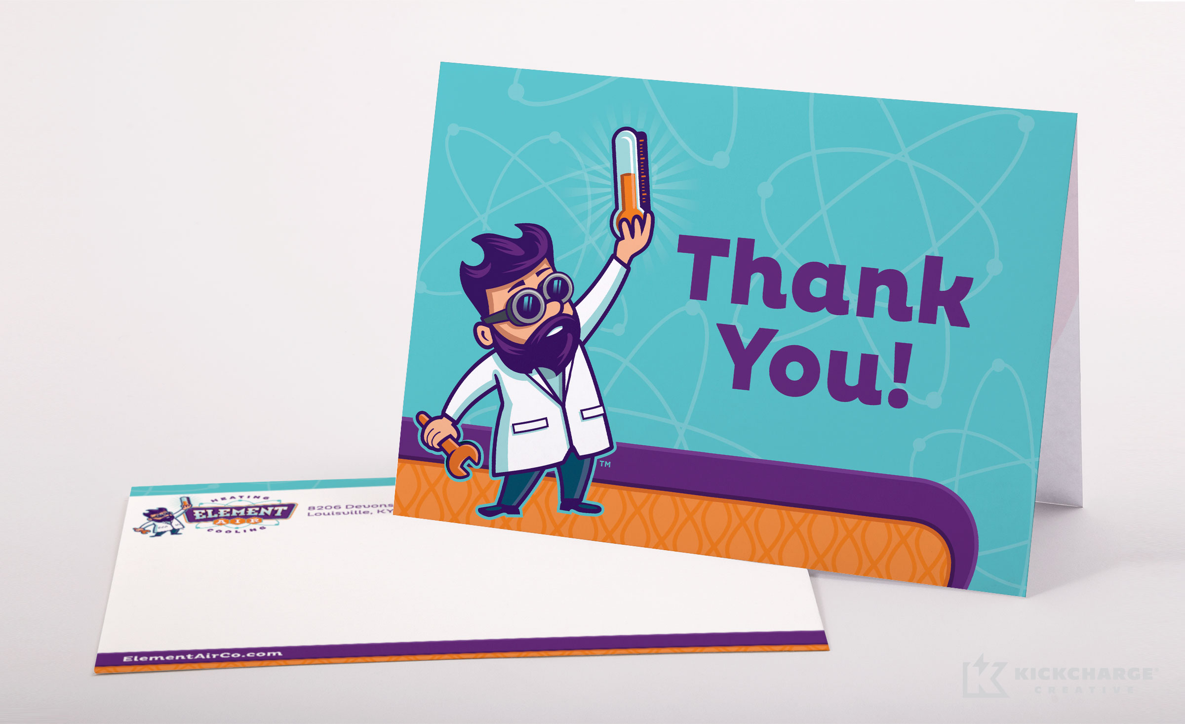 thank you card for Element Air