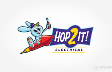 electrical logo and naming for Hop2It! Electrical
