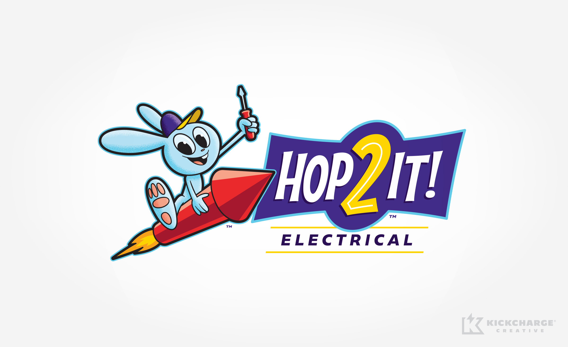 electrical logo and naming for Hop2It! Electrical