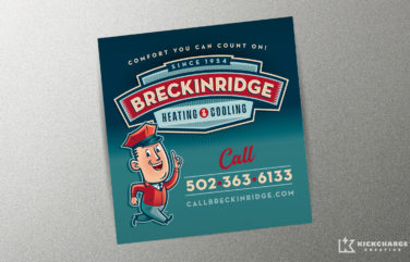 hvac equipment sticker for Breckinridge Heating & Cooling