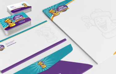 plumbing stationery for Keep Smiling Plumbing