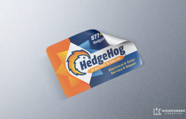 equipment sticker for HedgeHog Electric & Solar