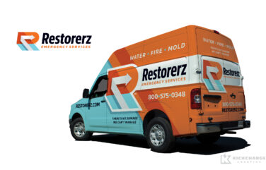 truck wrap design for Restorerz
