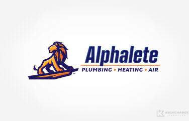 HVAC and Plumbing Logo for Alphalete Plumbing, Heating & Air