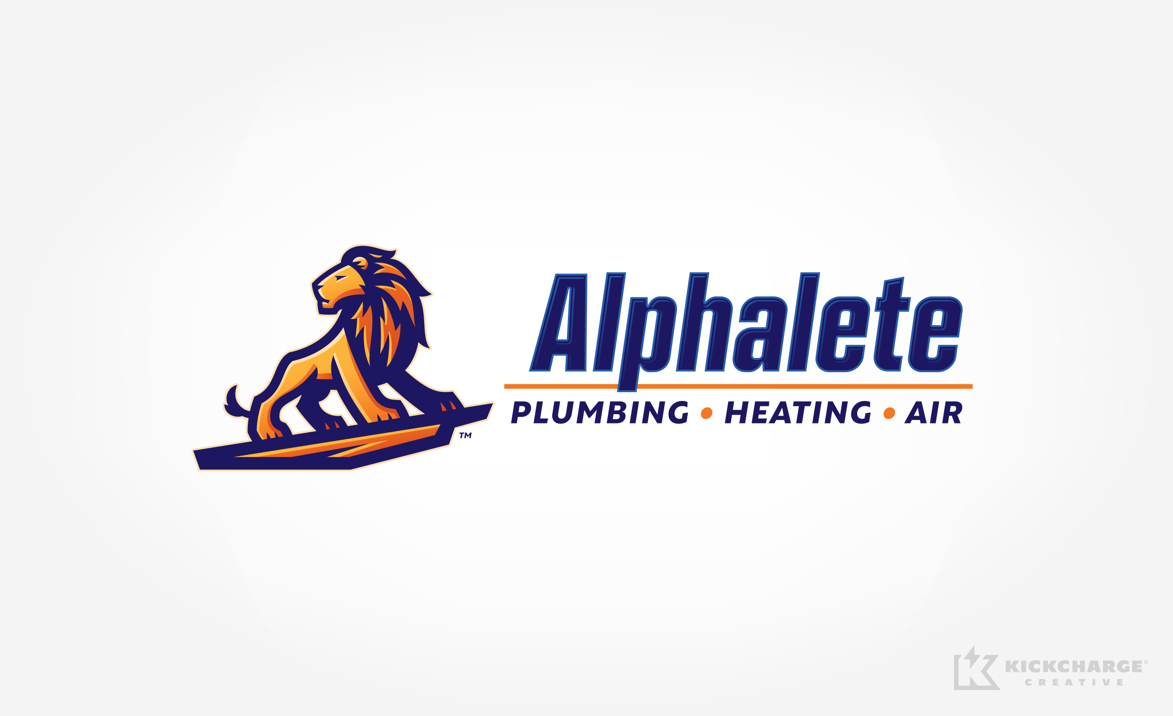 HVAC and Plumbing Logo for Alphalete Plumbing, Heating & Air