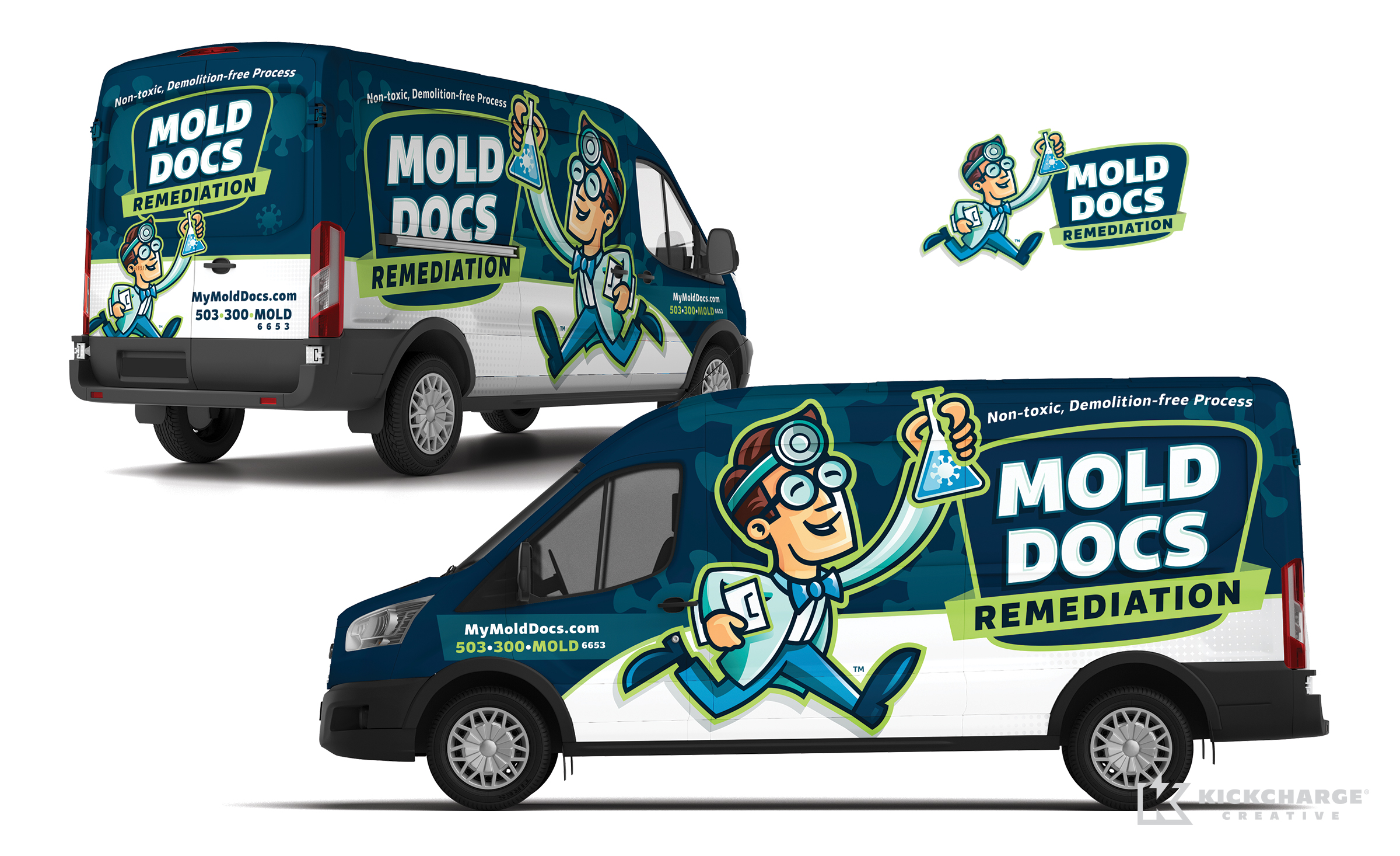 truck wrap for Mold Docs Remediation