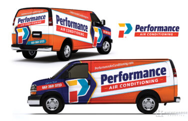 truck wrap for Performance Air Conditioning