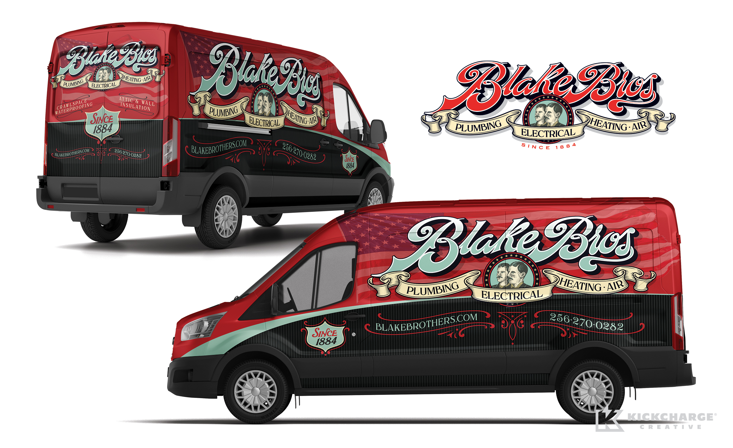 truck wrap design for Blake Brothers